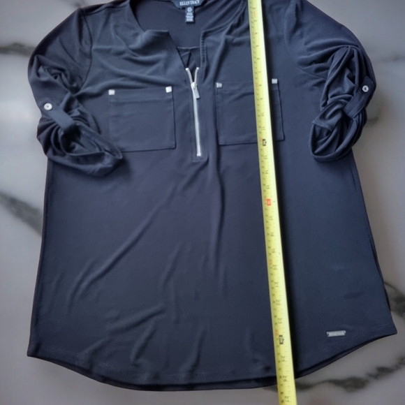 Ellen Tracy 1/4 Zip Comfy Top - Picture 5 of 7